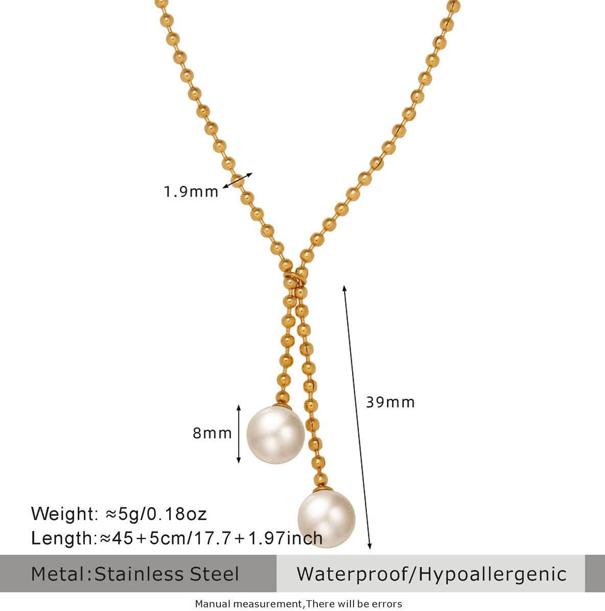 Kehlani Pearl Necklace