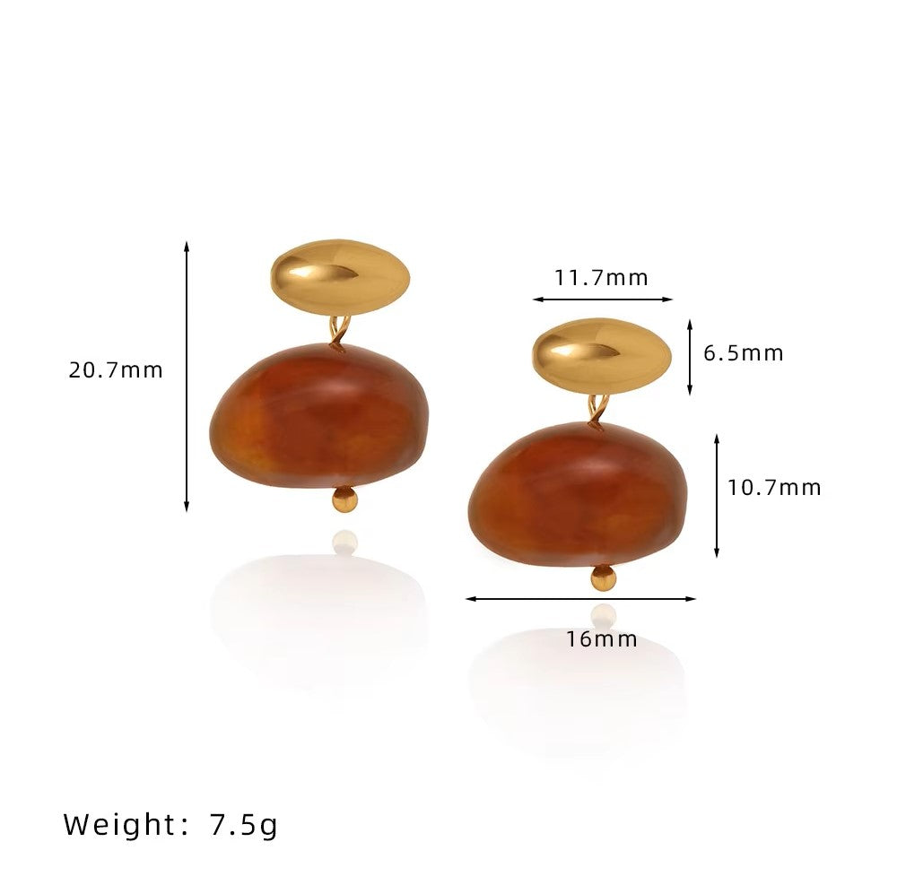 Tatiana Agate Earrings