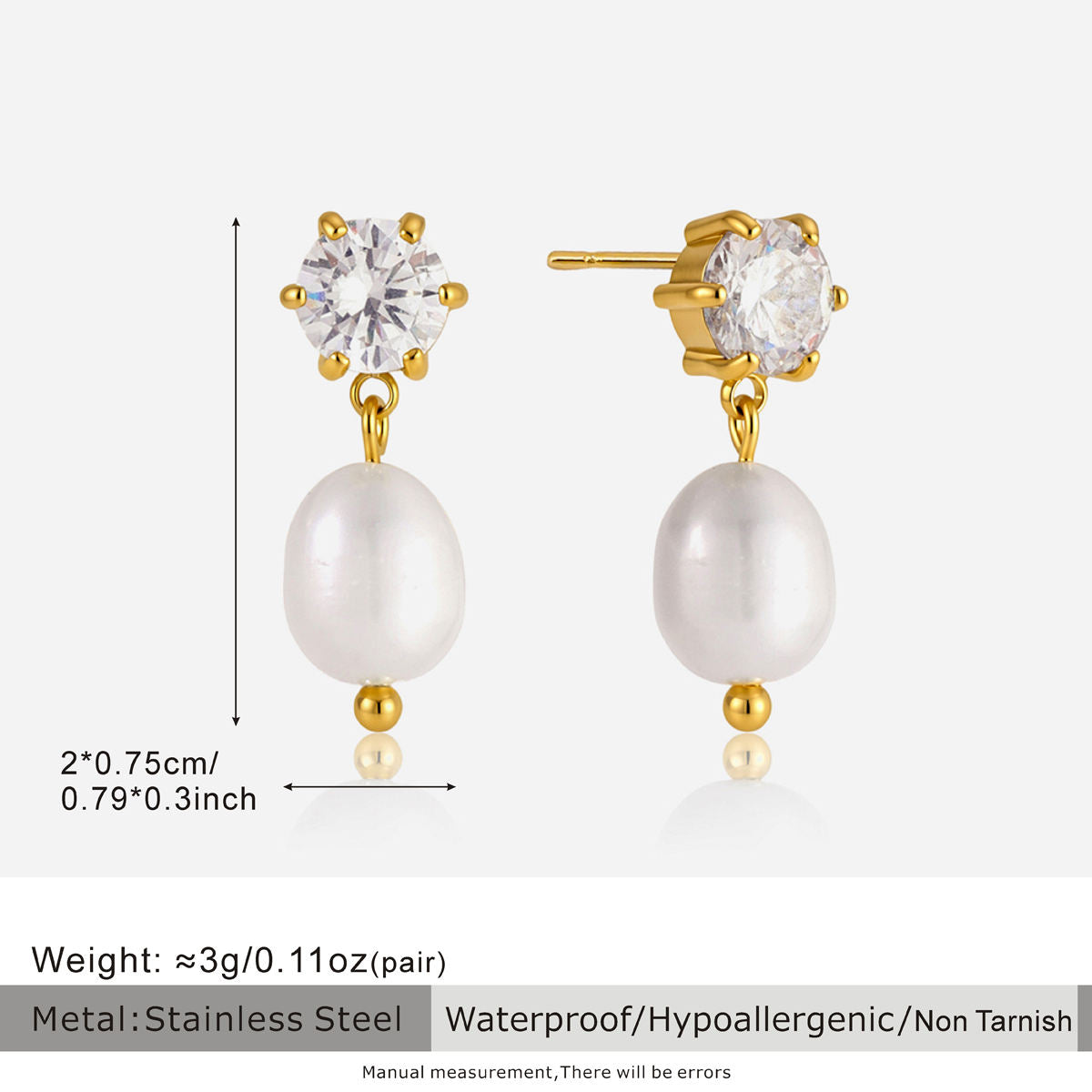 Paige Pearl Earrings