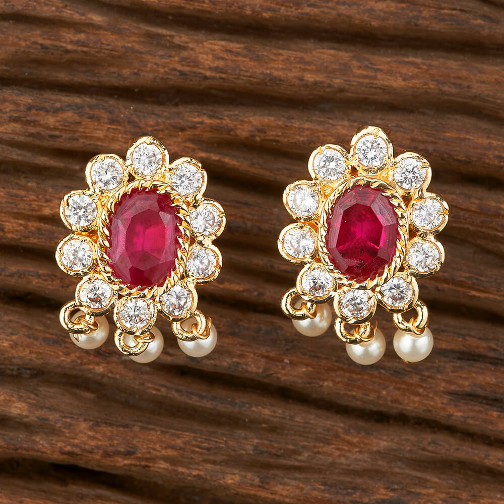 Aura antique earrings - RosyWine
