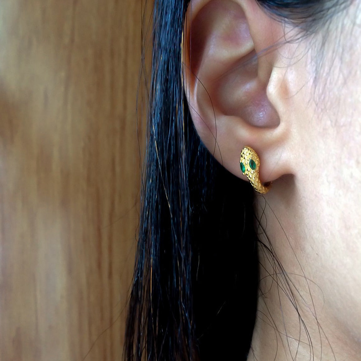 Serpent Earrings - RosyWine