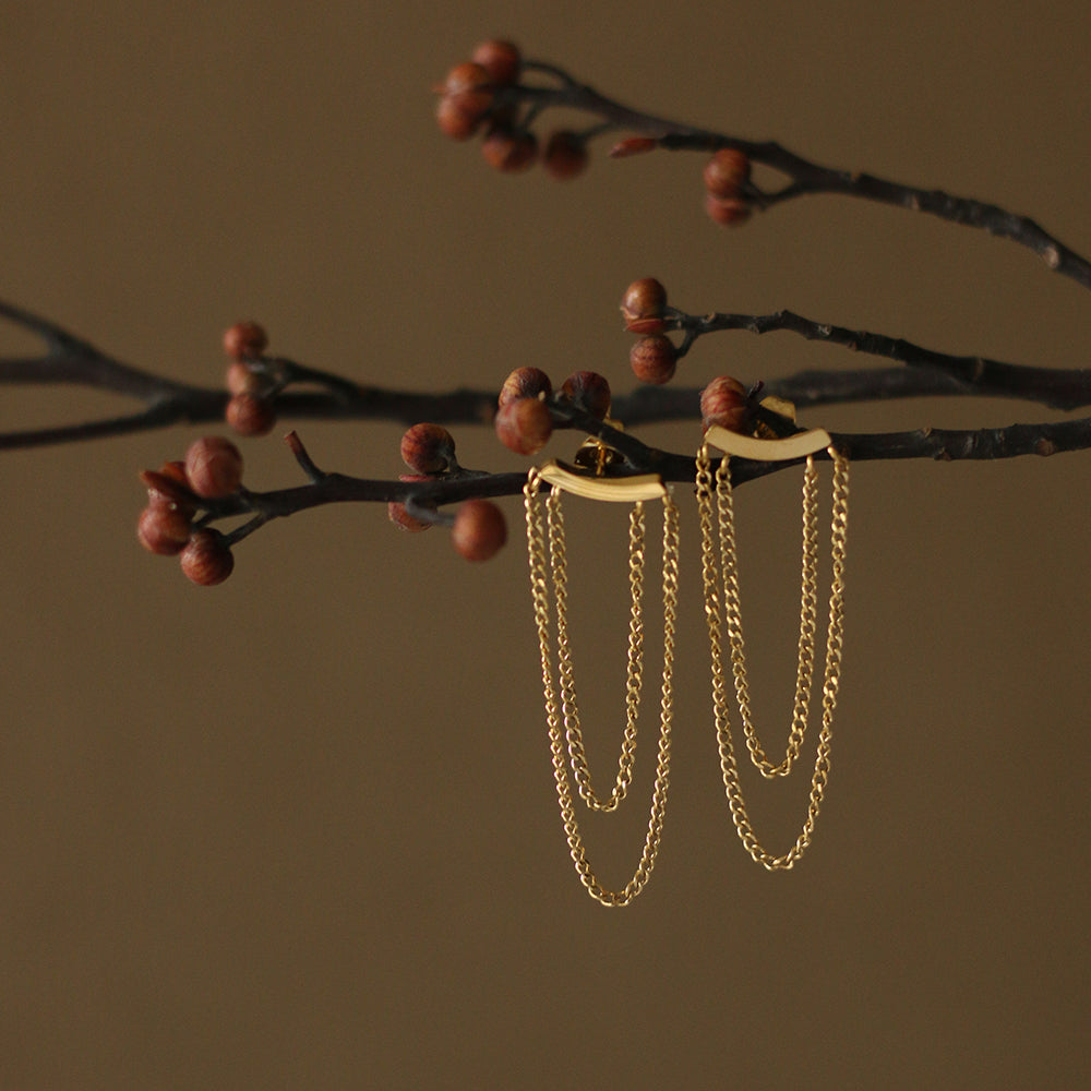 Katie earrings - RosyWine