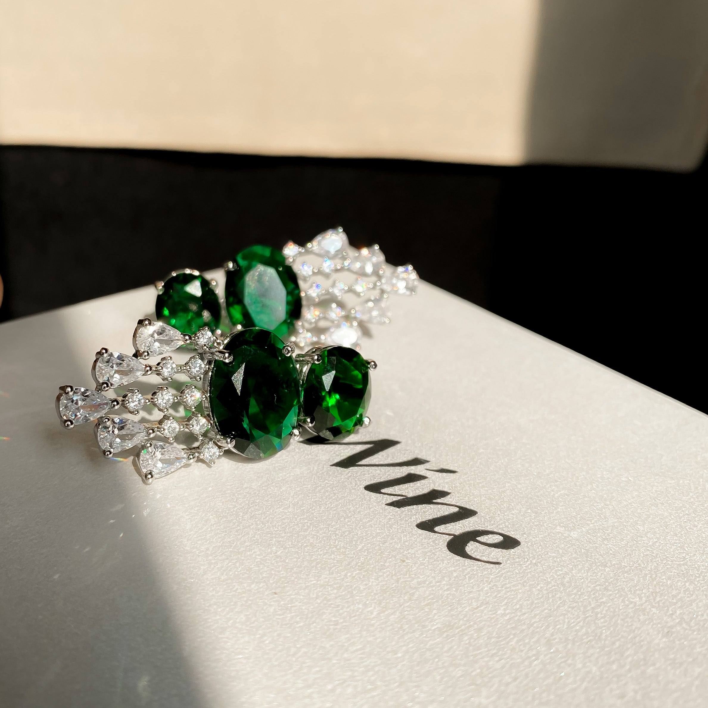 Cosmic diamond earrings - RosyWine