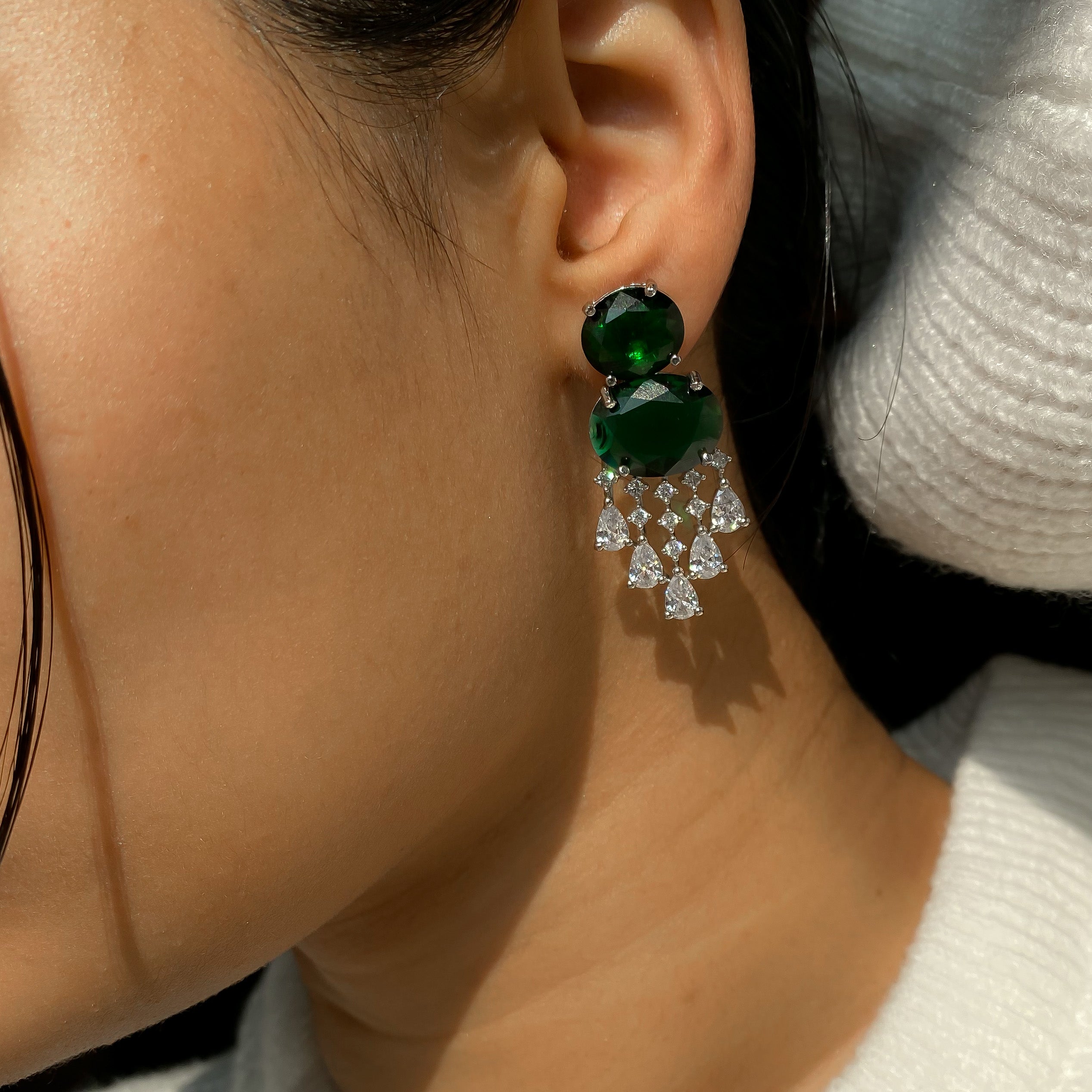 Cosmic diamond earrings - RosyWine