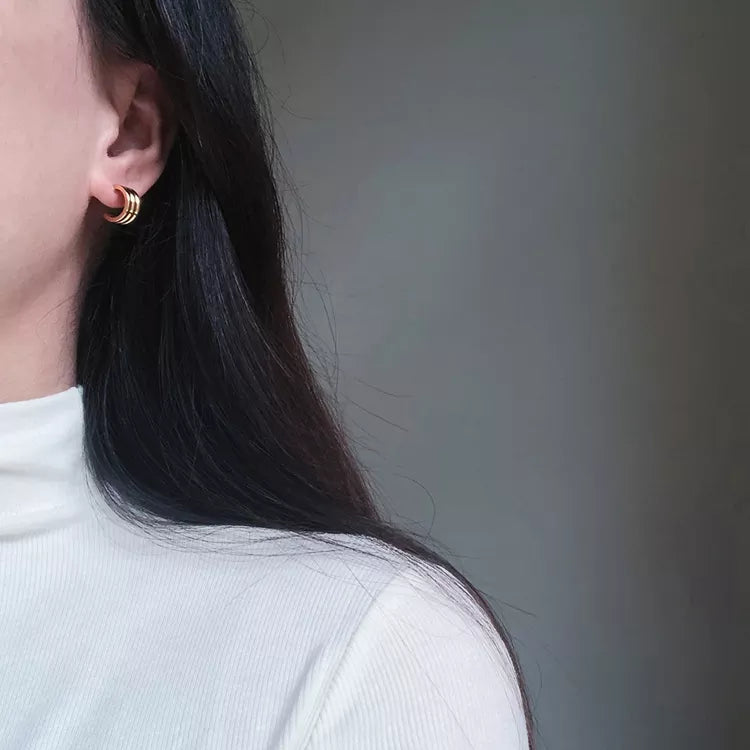 Aria Earrings - RosyWine