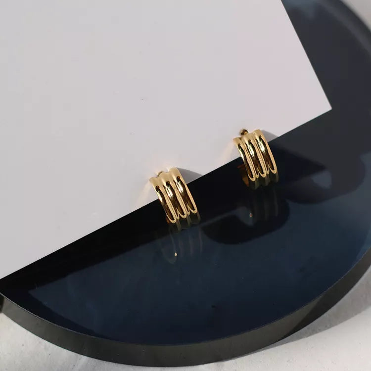 Aria Earrings - RosyWine