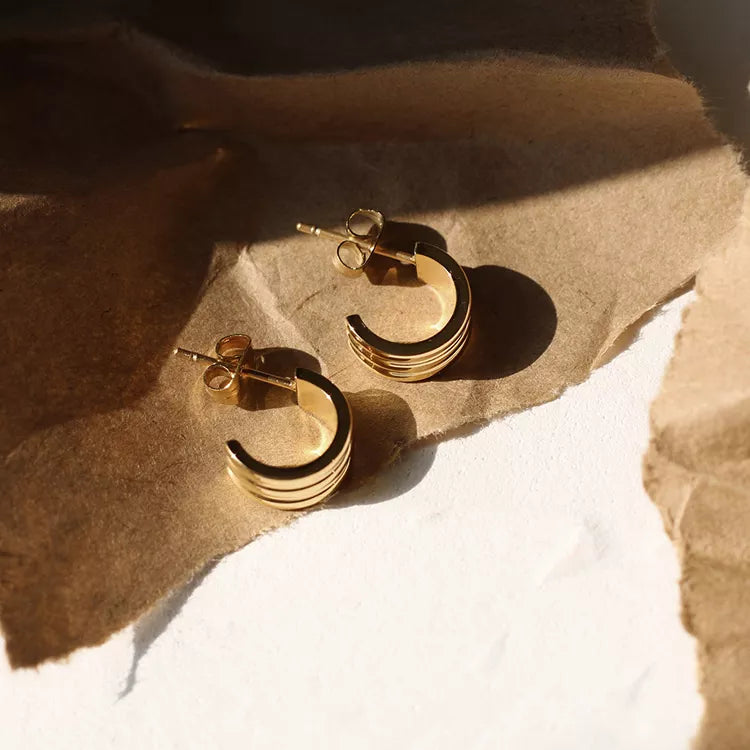 Aria Earrings - RosyWine