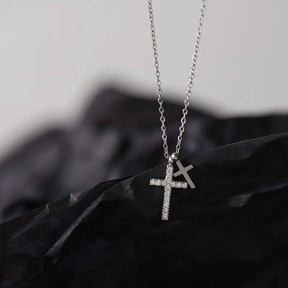 Diamond Cross Necklace