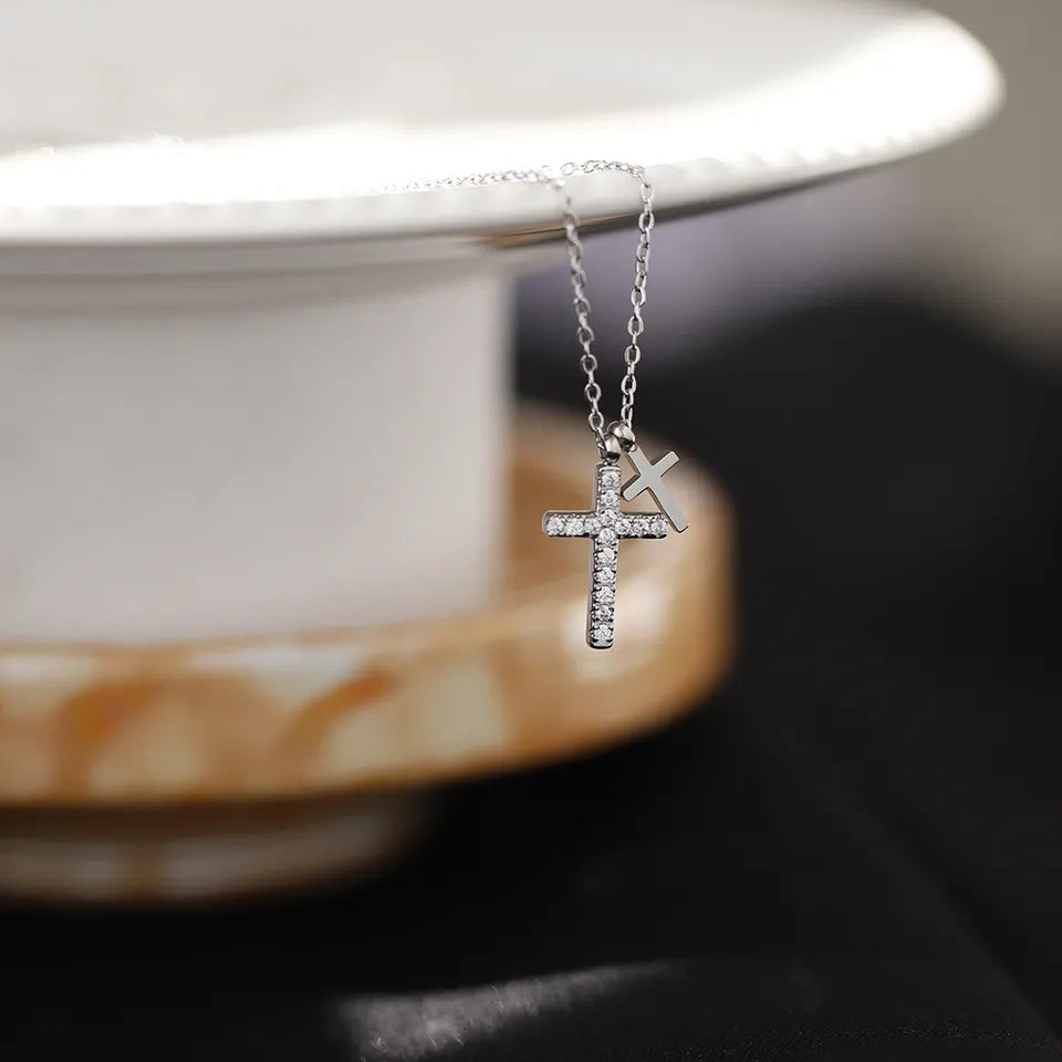 Diamond Cross Necklace