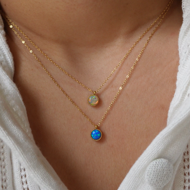 Fire Opal Necklace