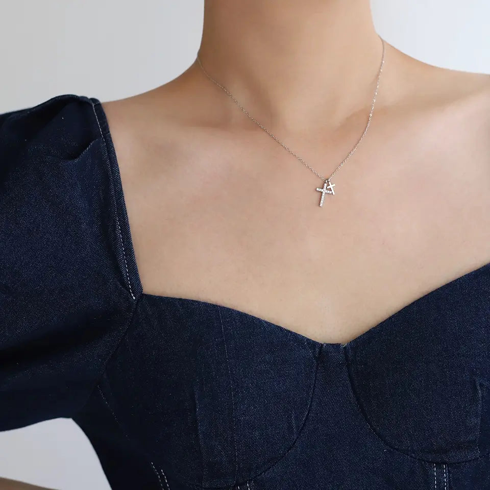 Diamond Cross Necklace