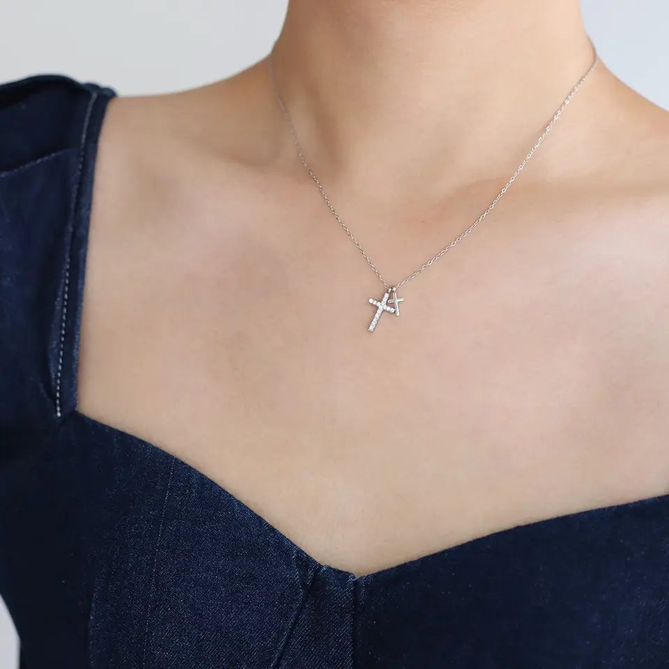 Diamond Cross Necklace