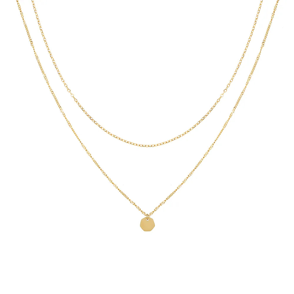 Mixed Metals Layered Necklace – CZ by Kenneth Jay Lane