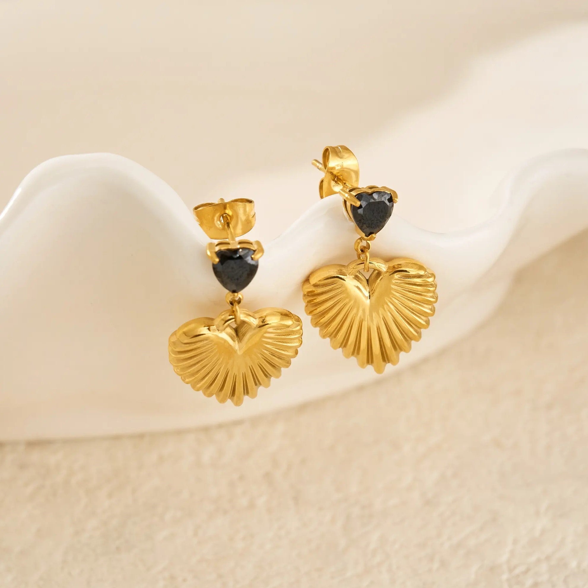 Becca Heart Earrings