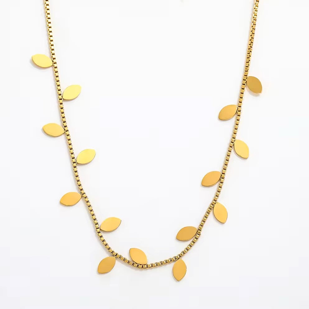 Lenora Leaf Necklace