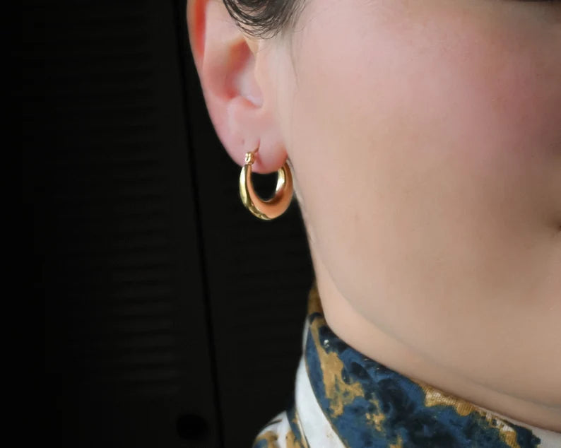 Hailey Hoop Earrings