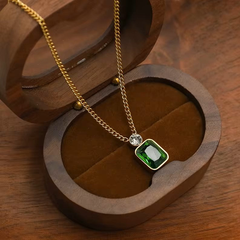 Tessa Emerald Necklace