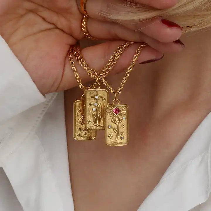 Tarot Card Necklace