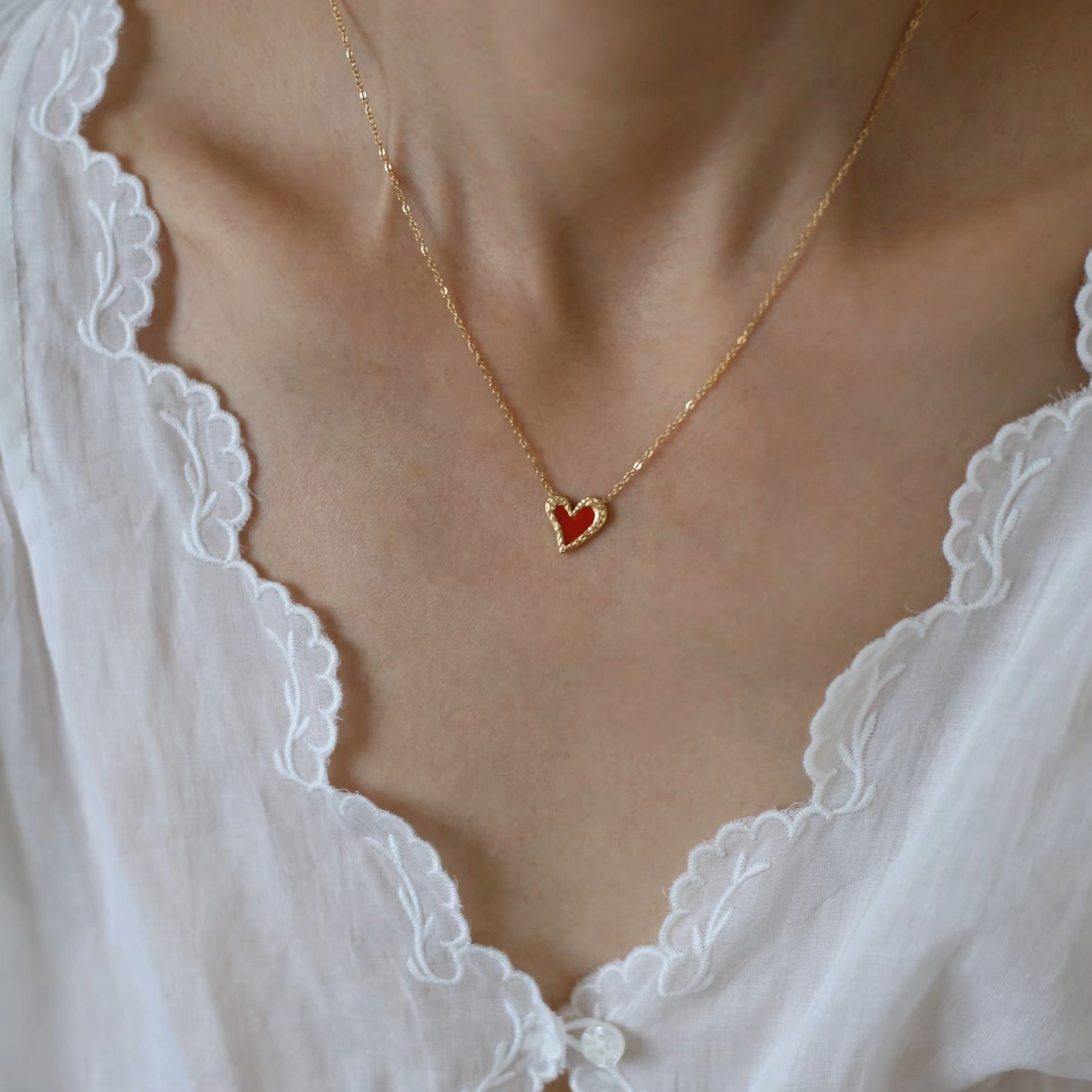 Dove Heart Necklace