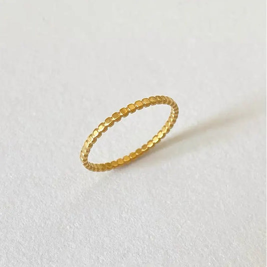 Dainty Dotted Ring