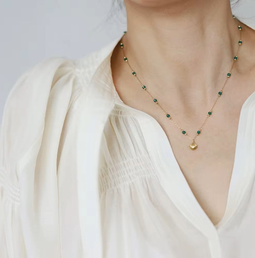 Mermaid Emerald Necklace