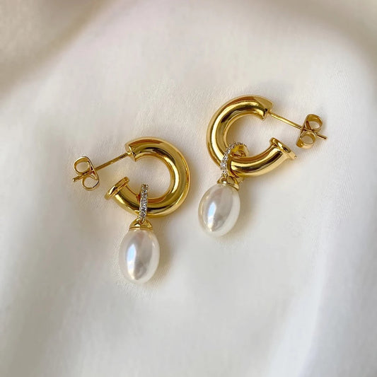 Inez Pearl Earrings