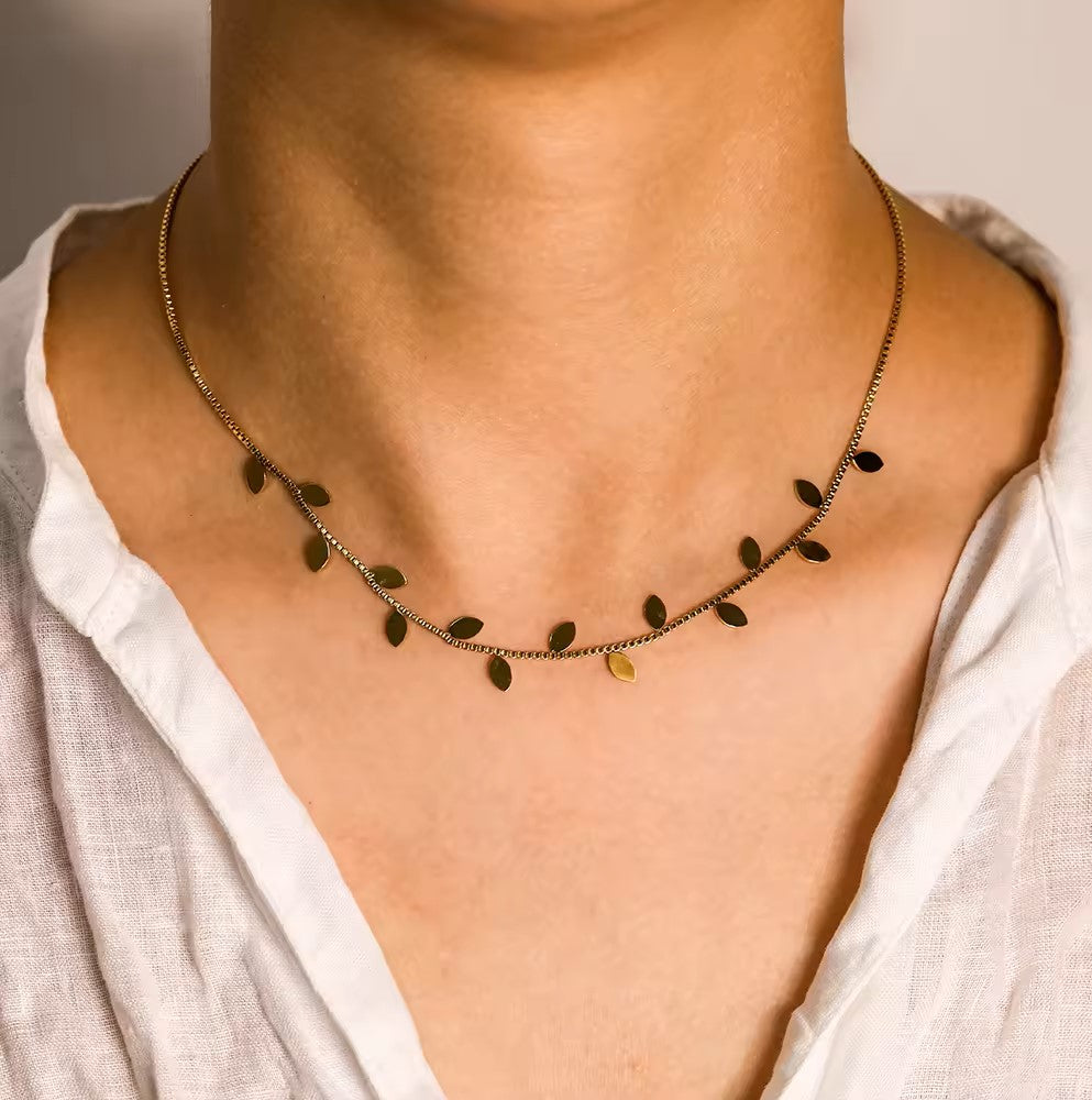 Lenora Leaf Necklace