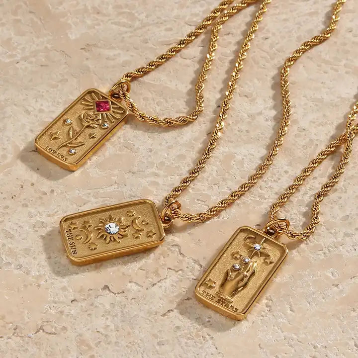 Tarot Card Necklace