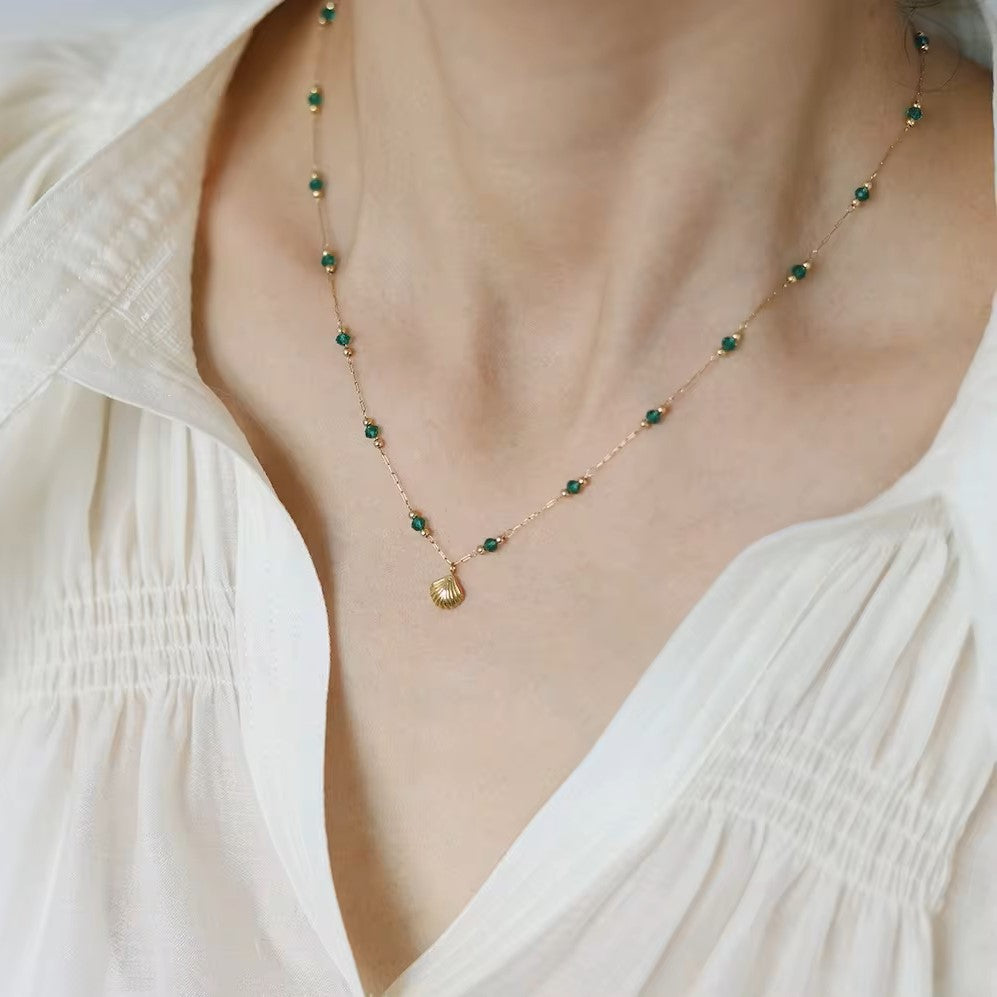 Mermaid Emerald Necklace