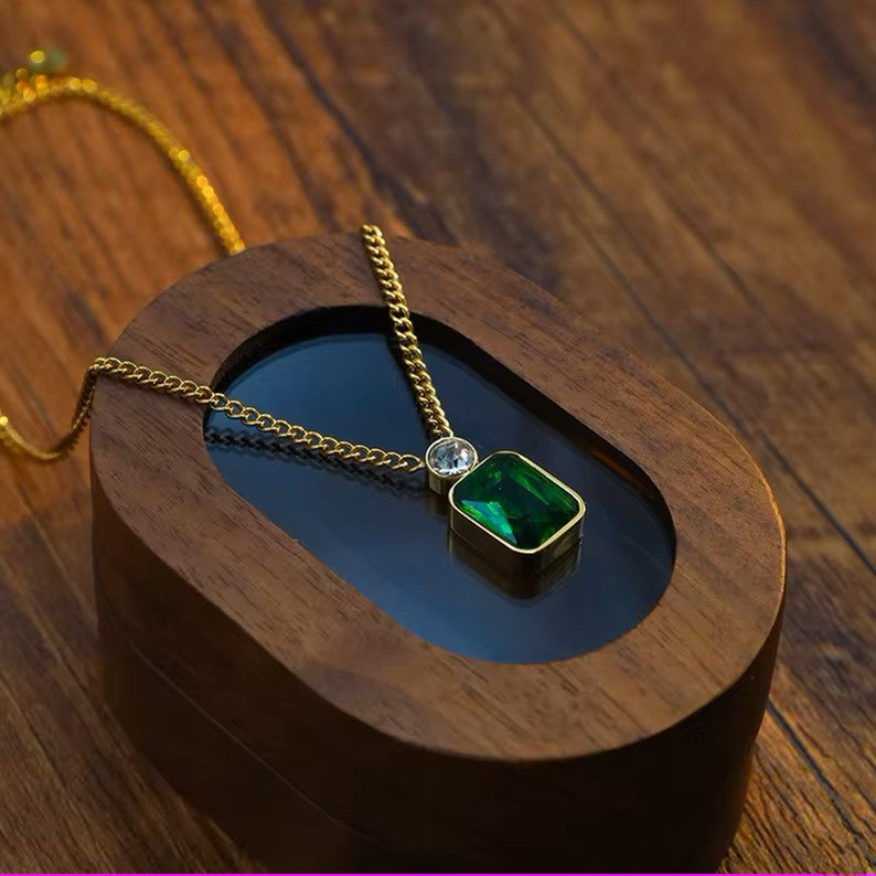 Tessa Emerald Necklace