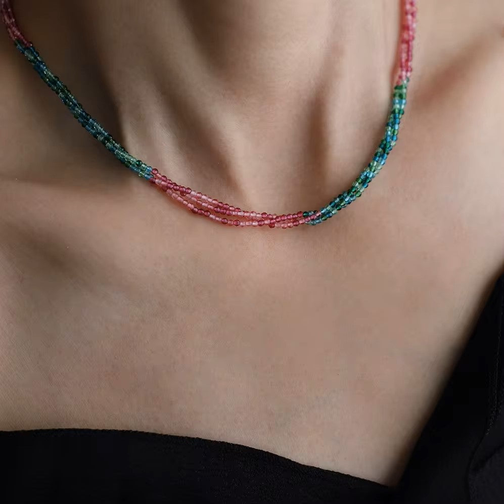 Gradient Beaded Necklace