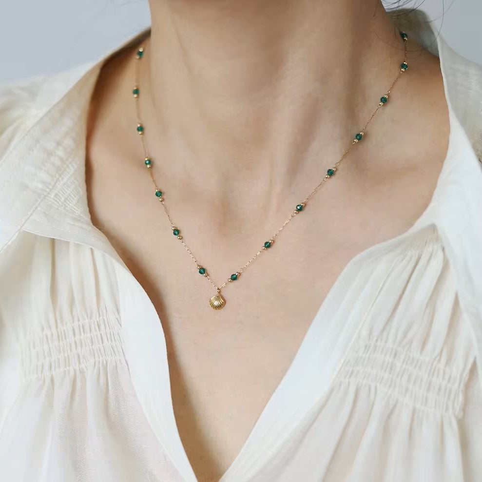 Mermaid Emerald Necklace