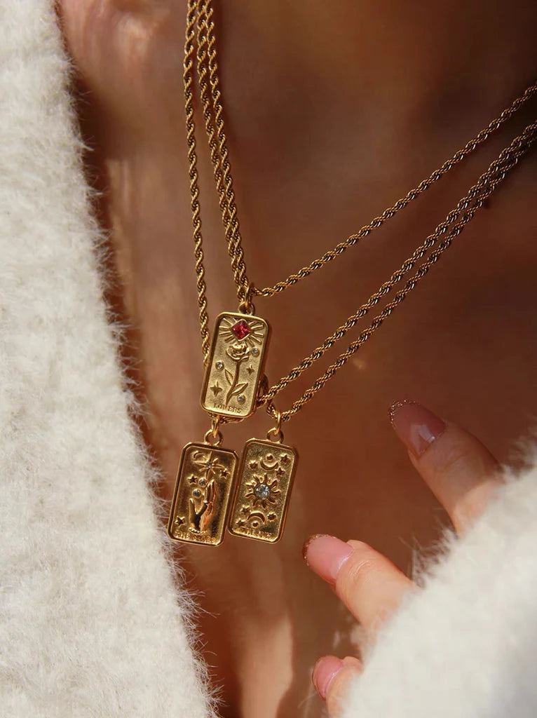 Tarot Card Necklace