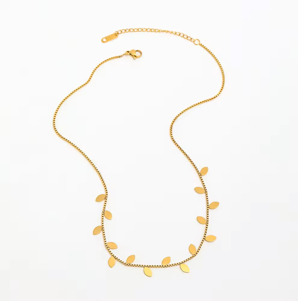 Lenora Leaf Necklace