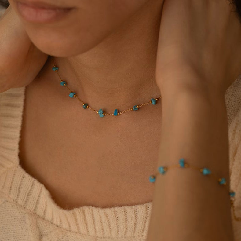 Raw Turquoise Necklace