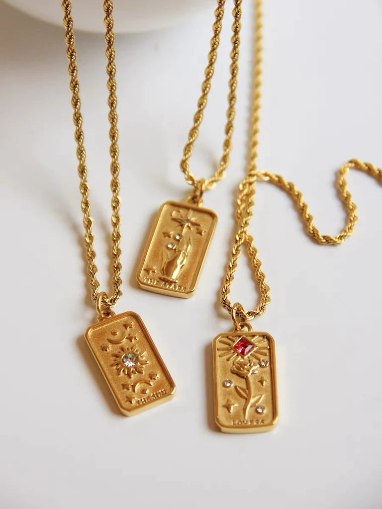 Tarot Card Necklace