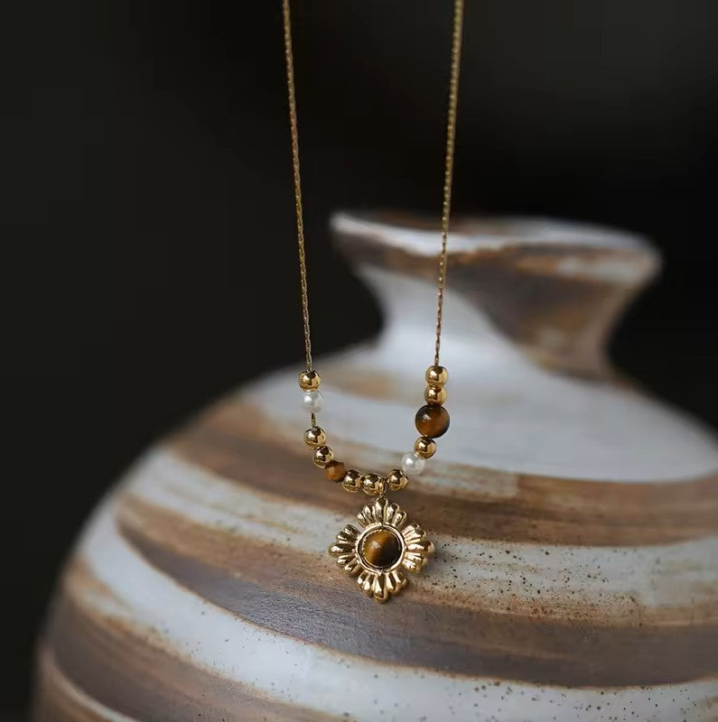 Caramel Tiger Eye Necklace