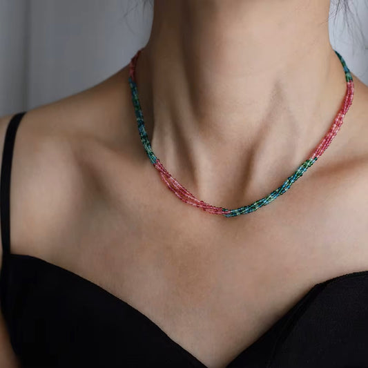 Gradient Beaded Necklace