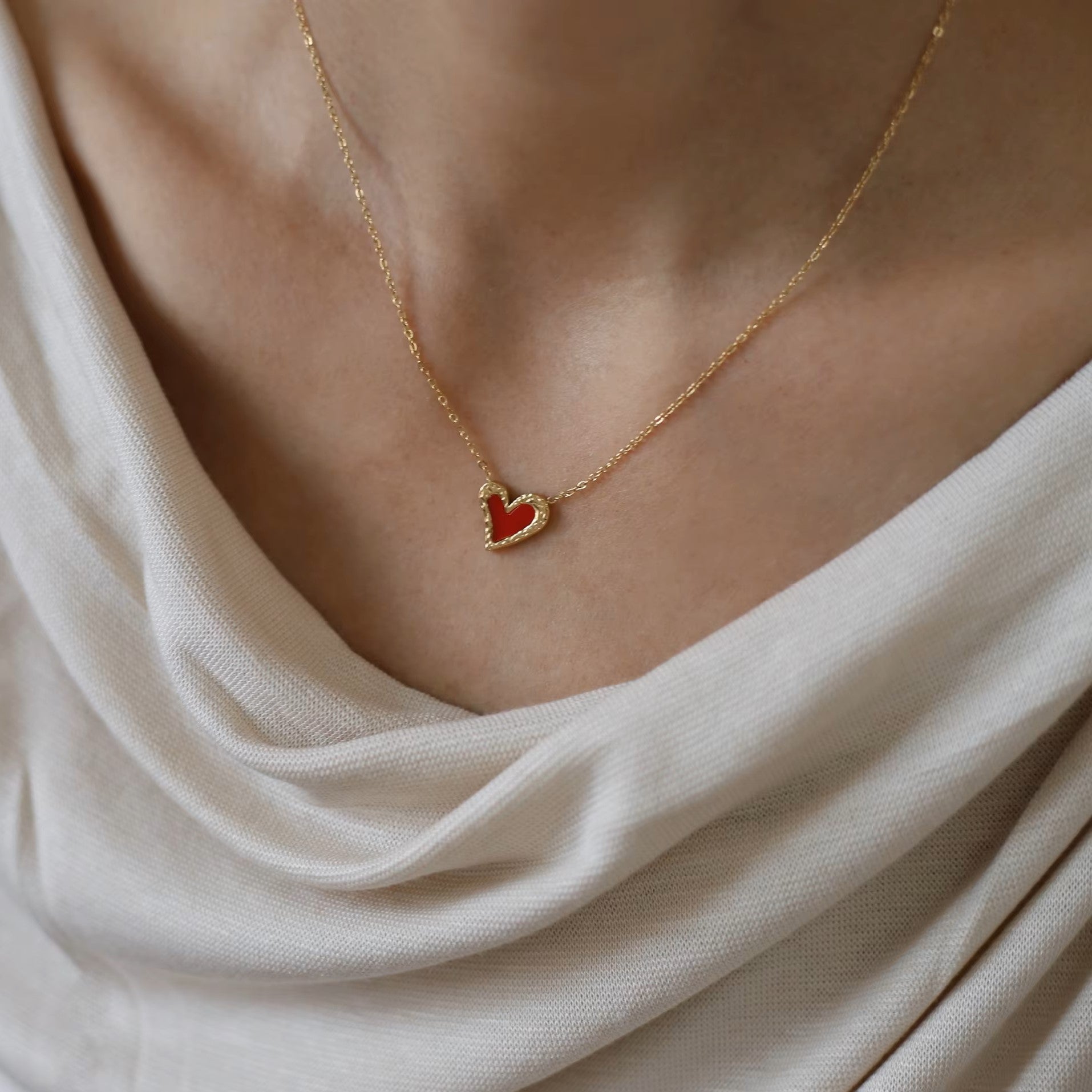 Dove Heart Necklace