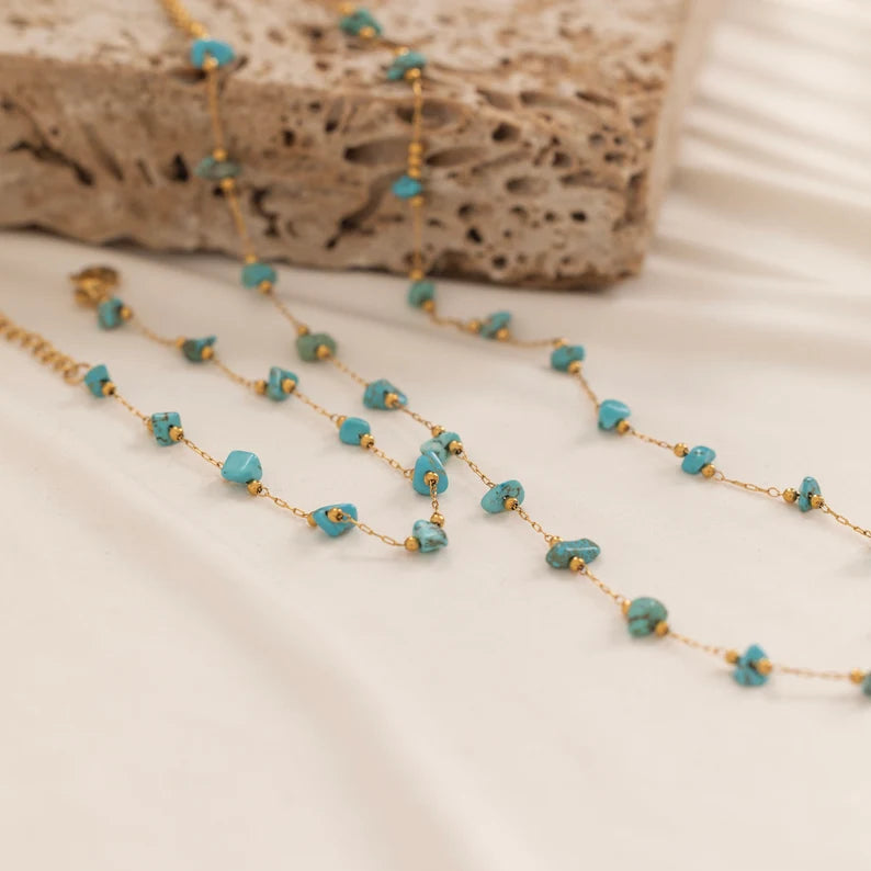 Raw Turquoise Necklace