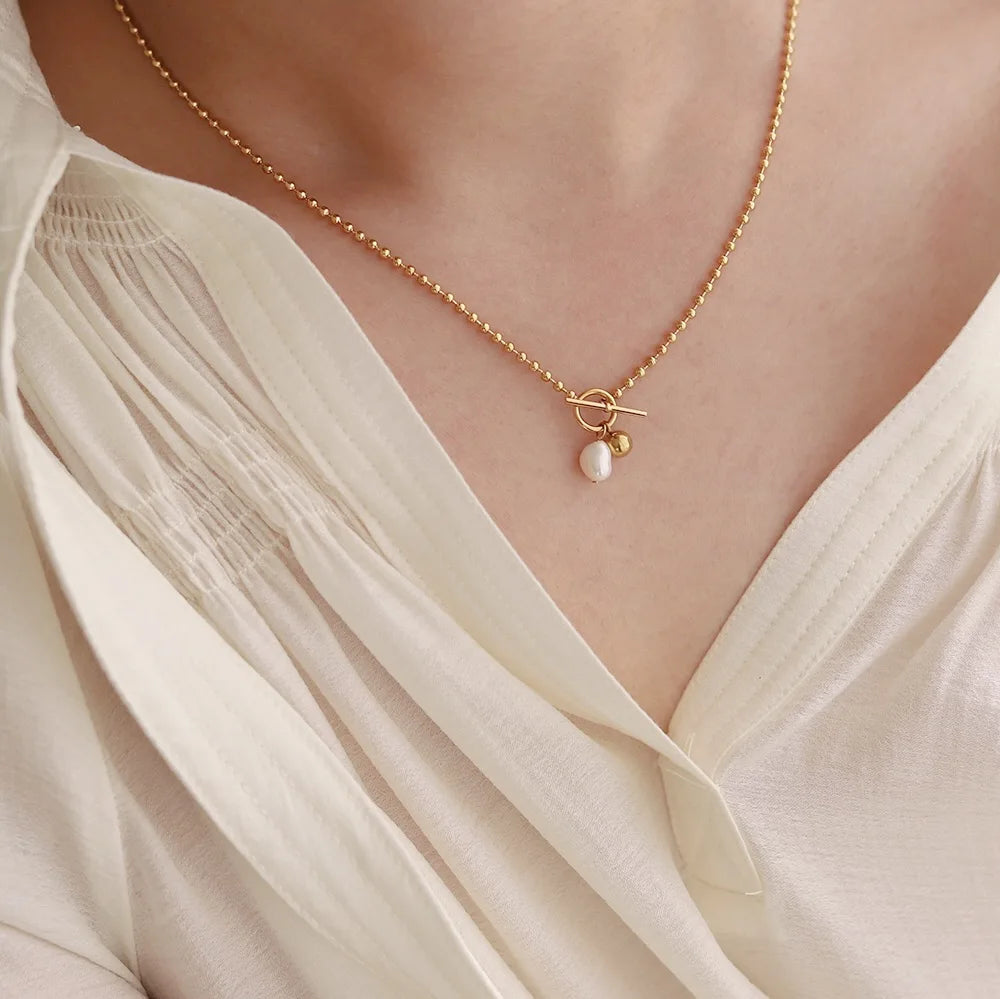 Aster Pearl Necklace