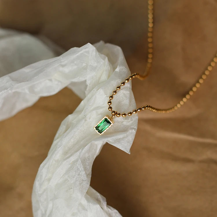 Kaila Emerald Necklace