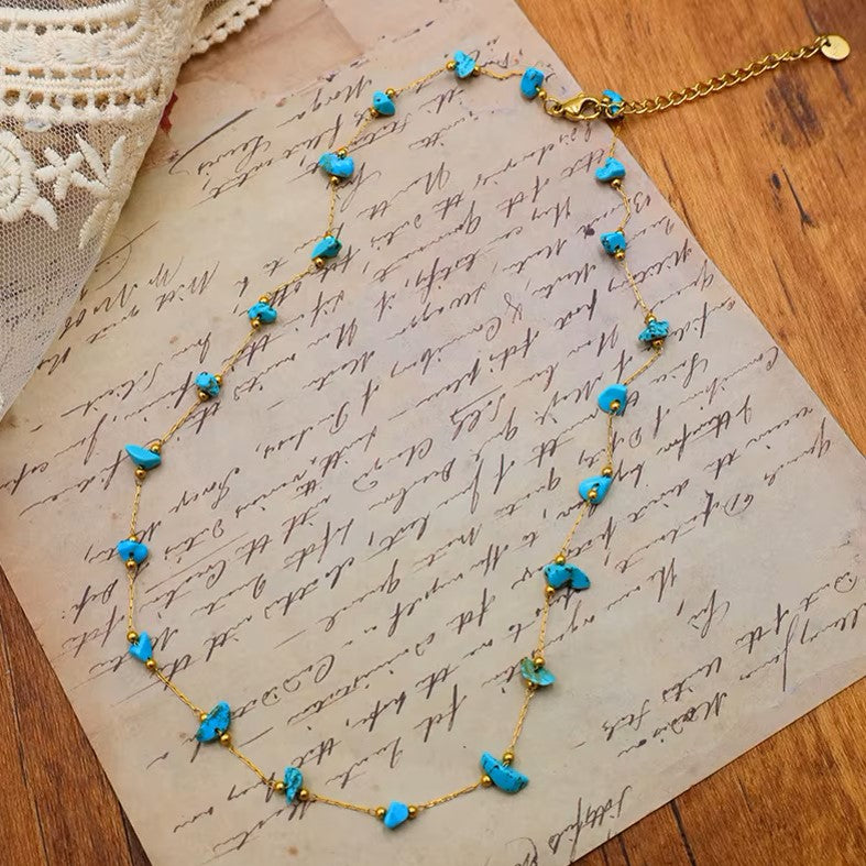 Raw Turquoise Necklace