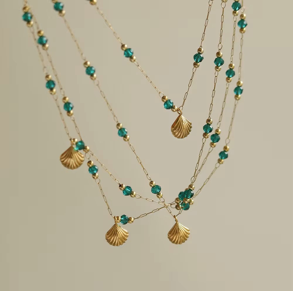 Mermaid Emerald Necklace