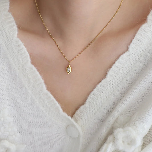 Dainty Heart Necklace  Waterproof Dainty Necklace – RosyWine