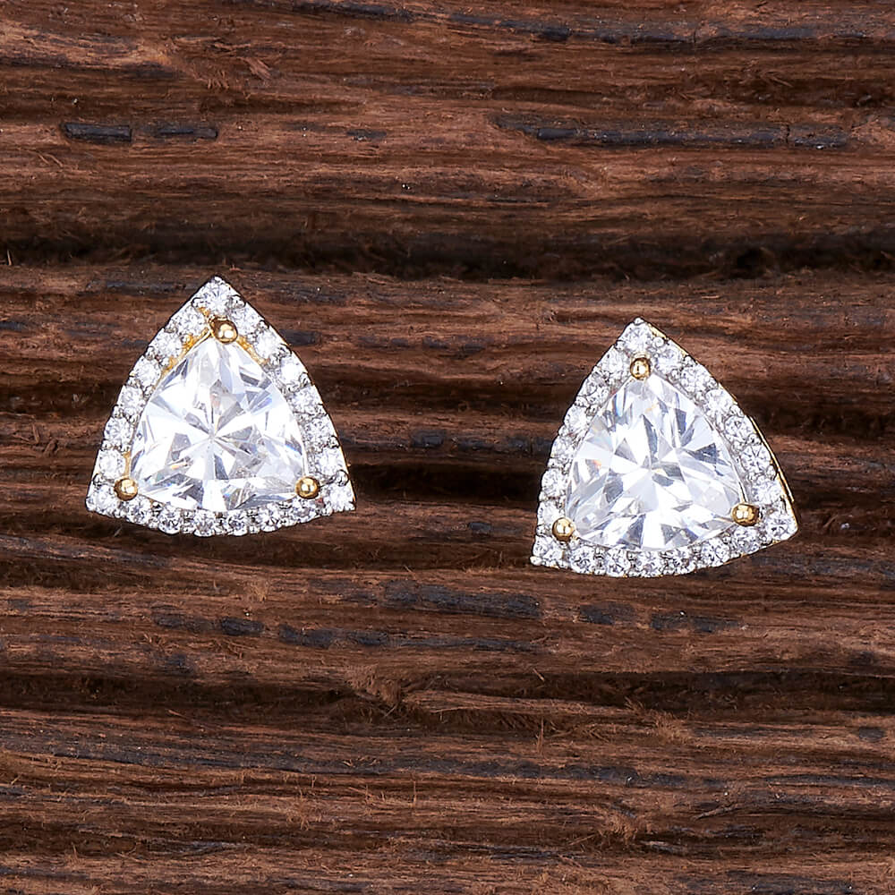 Teresa diamond studs - RosyWine 