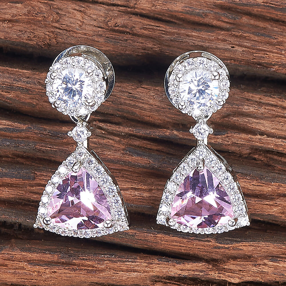 Classic diamond earrings - RosyWine 