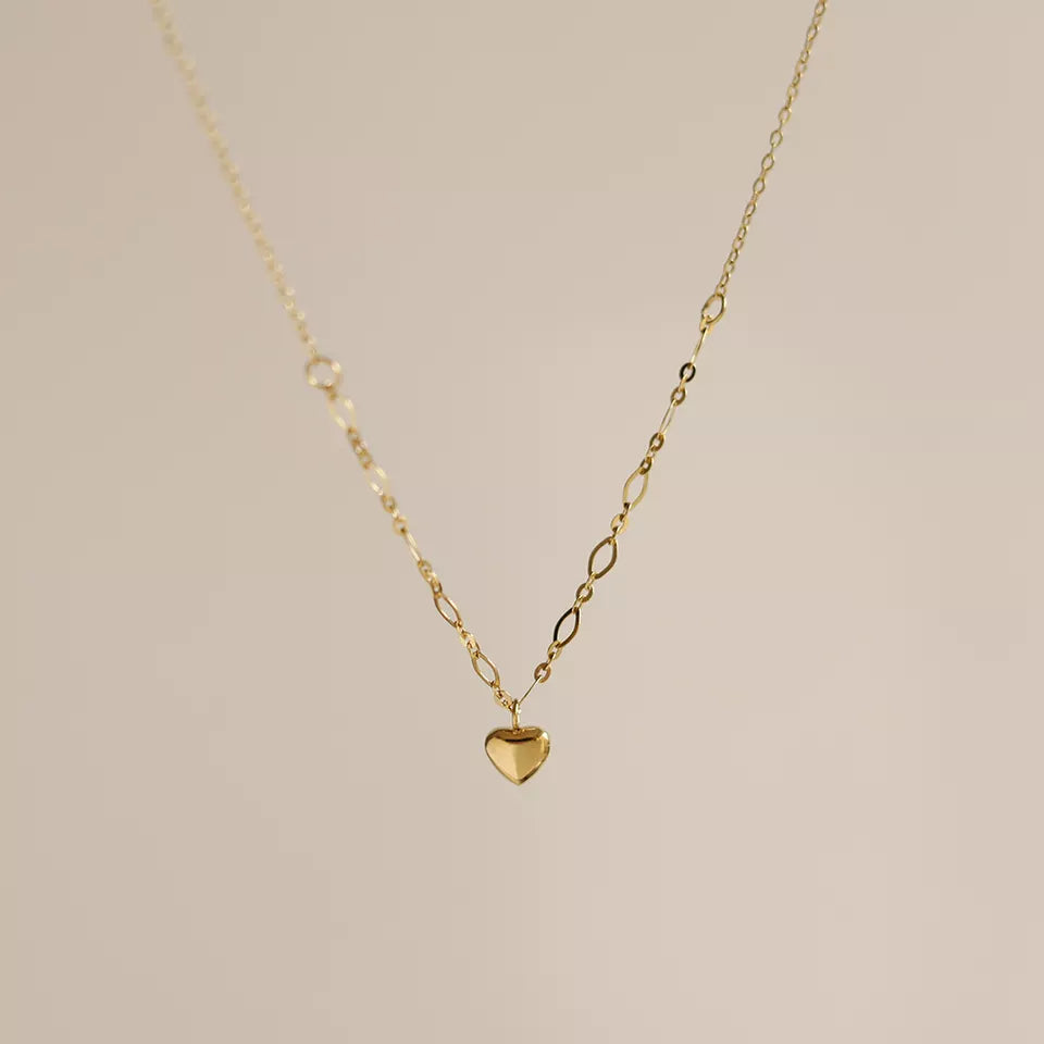CUSTOM ORDER Dainty Heart China Necklace – DinnerWear Jewelry