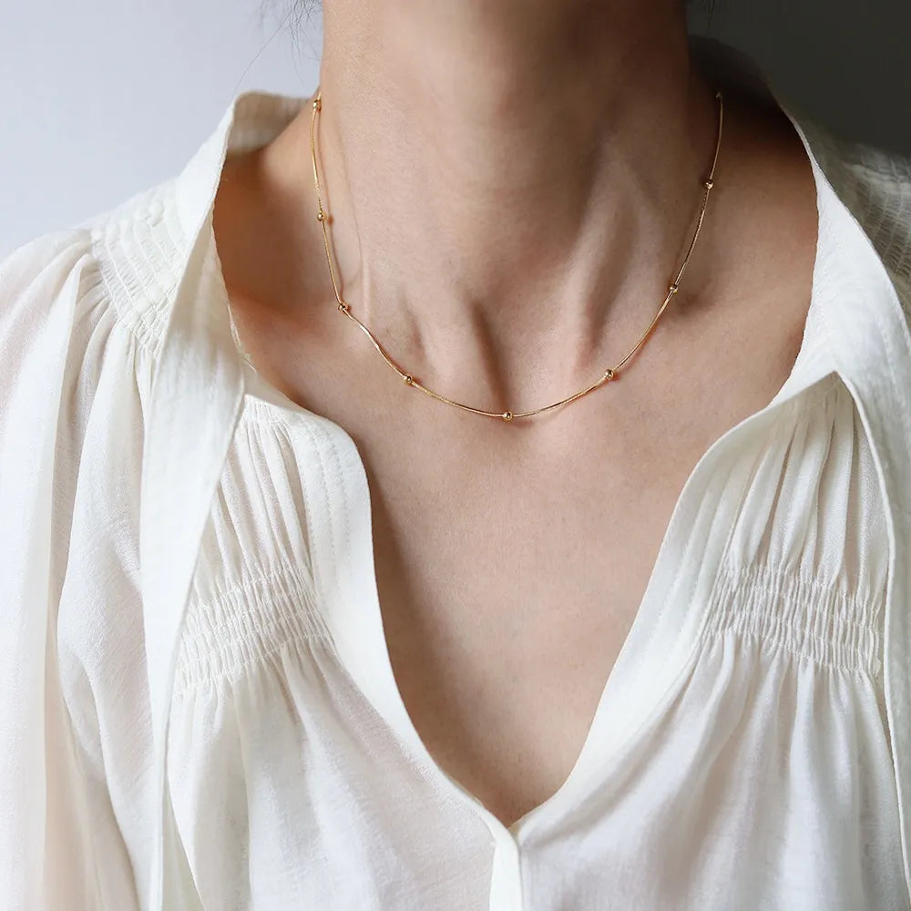 Dainty beaded Necklace