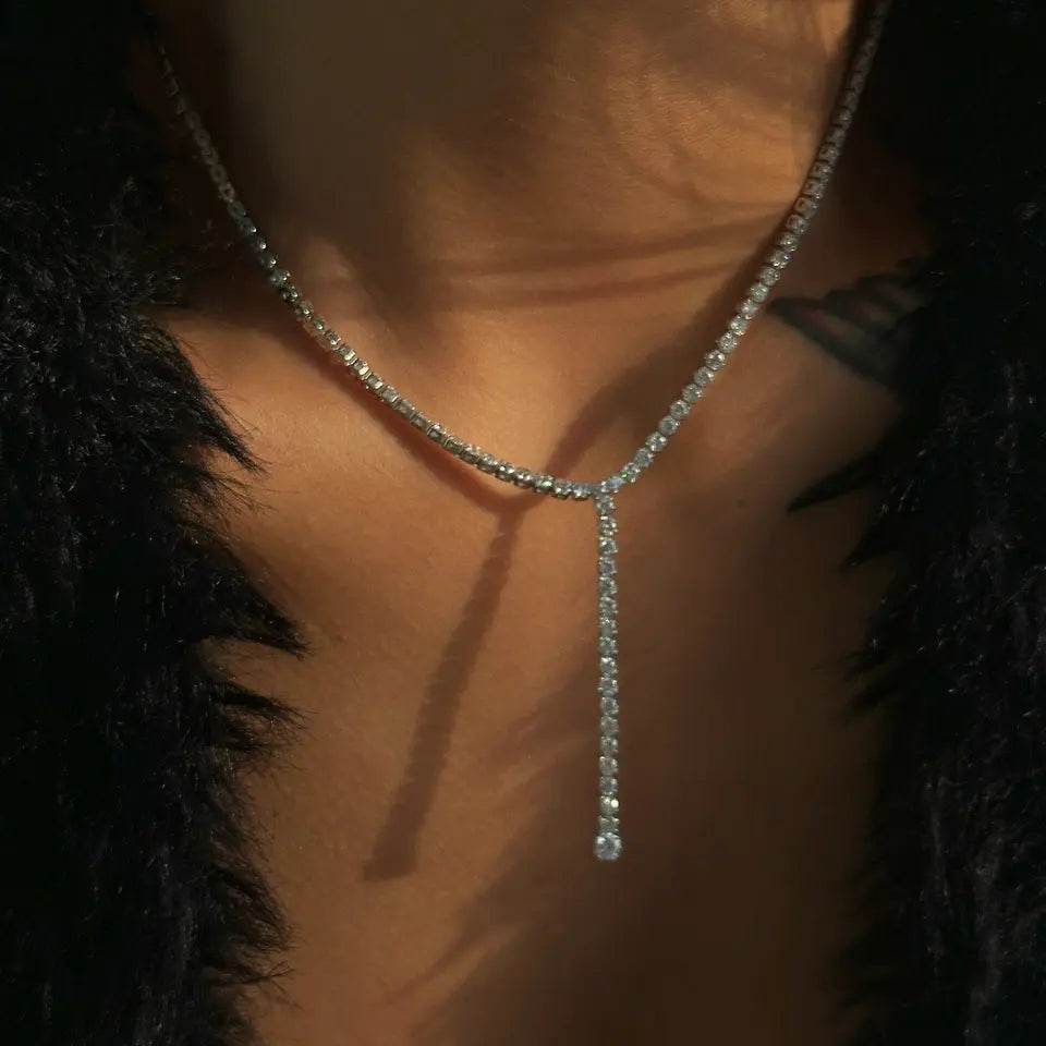 Swarovski Crystal Necklace Elinor Crystal Necklace RosyWine